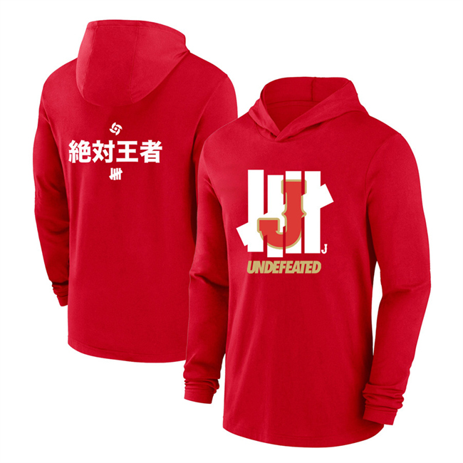 Men's Japan Baseball Red 2026 World Baseball Classic Club Hoodie Men's Japan Baseball Red 2026 World Baseball Classic Club Hoodie