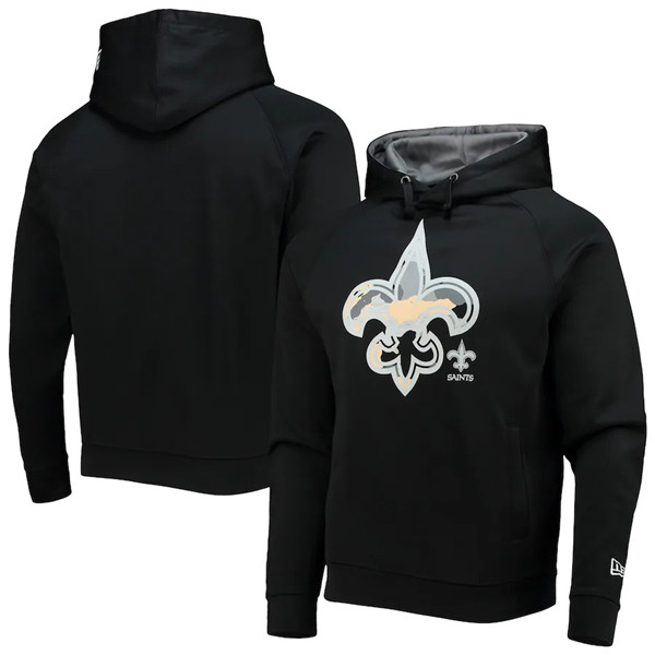 Men's New Orleans Saints Black Pullover Hoodie Men's New Orleans Saints Black Pullover Hoodie