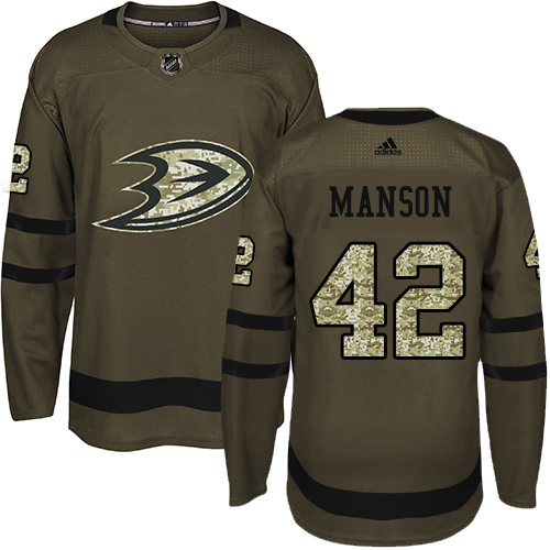 Adidas Ducks #42 Josh Manson Green Salute to Service Stitched NHL Jersey Adidas Ducks #42 Josh Manson Green Salute to Service Stitched NHL Jersey