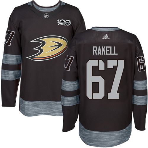 Adidas Ducks #67 Rickard Rakell Black 1917-2017 100th Anniversary Stitched NHL Jersey Adidas Ducks #67 Rickard Rakell Black 1917-2017 100th Anniversary Stitched NHL Jersey