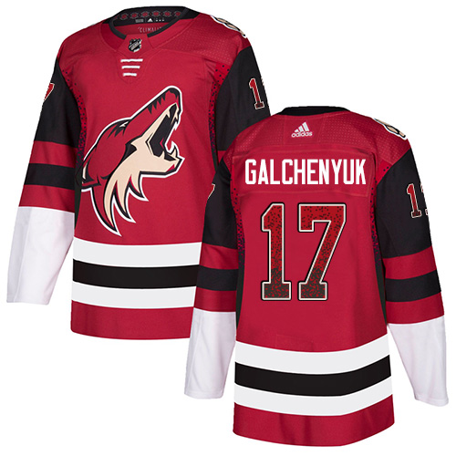 Adidas Coyotes #17 Alex Galchenyuk Maroon Home Authentic Drift Fashion Stitched NHL Jersey Adidas Coyotes #17 Alex Galchenyuk Maroon Home Authentic Drift Fashion Stitched NHL Jersey