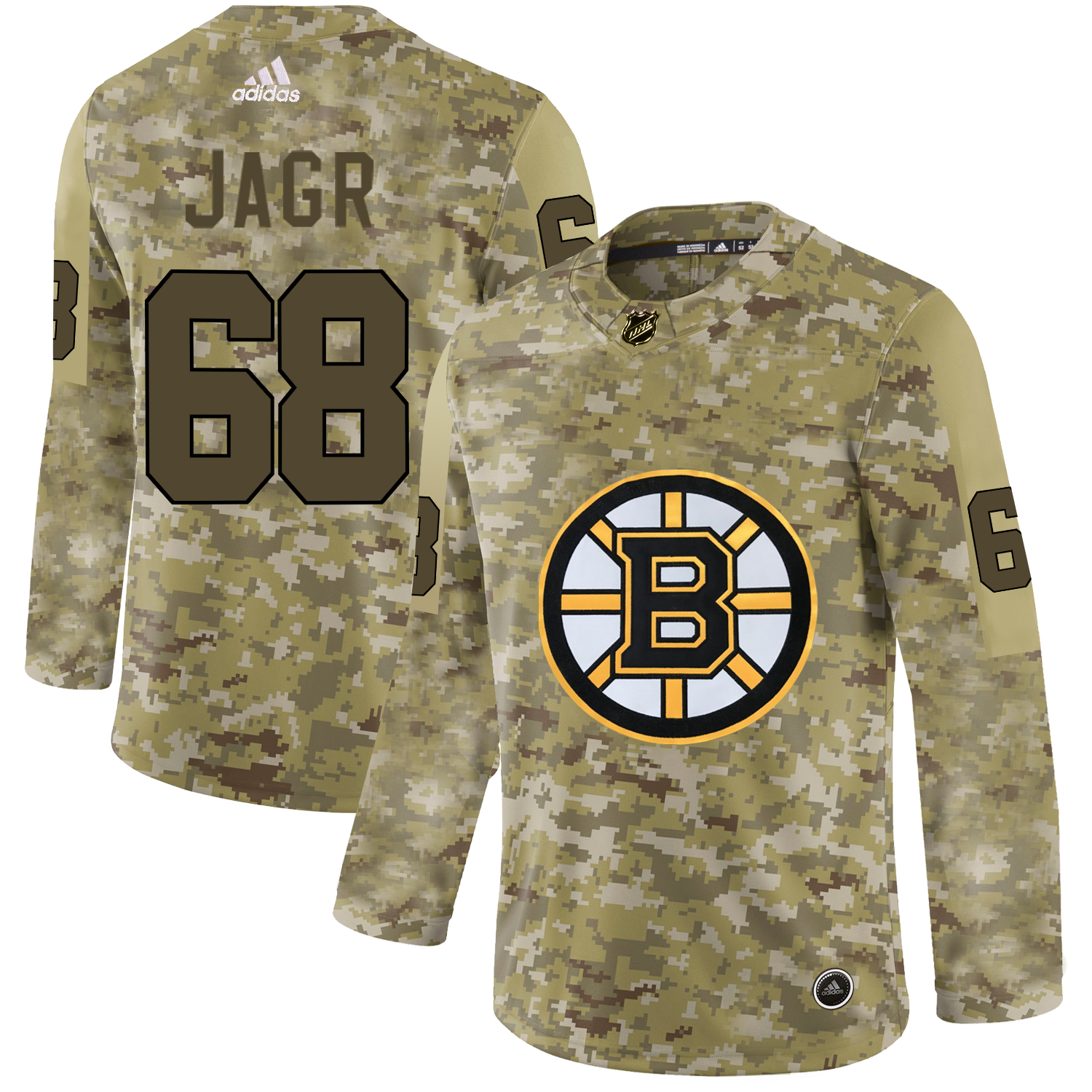 Adidas Bruins #68 Jaromir Jagr Camo Authentic Stitched NHL Jersey Adidas Bruins #68 Jaromir Jagr Camo Authentic Stitched NHL Jersey