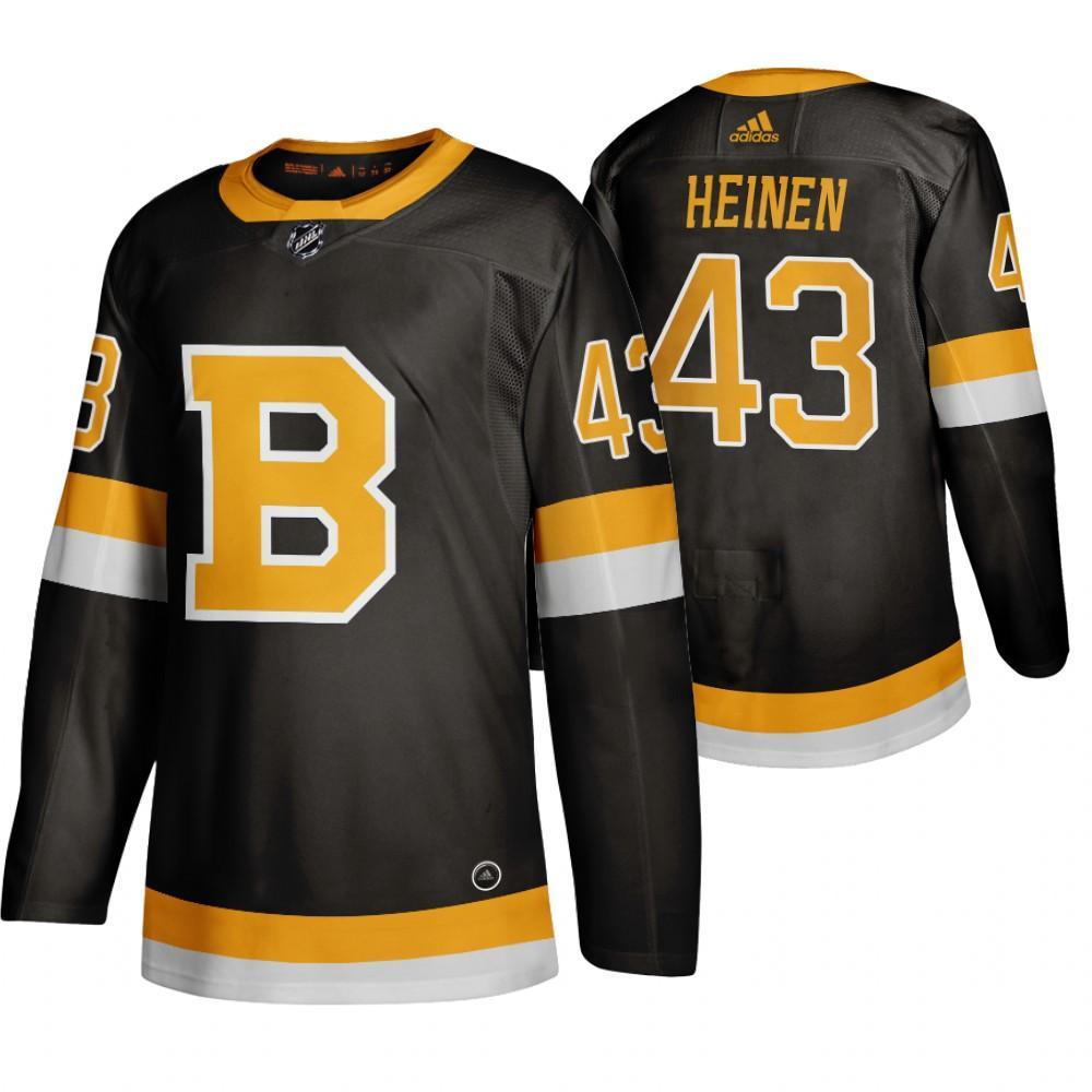 Adidas Boston Bruins #43 Danton Heinen Black 2019-20 Authentic Third Stitched NHL Jersey Adidas Boston Bruins #43 Danton Heinen Black 2019-20 Authentic Third Stitched NHL Jersey