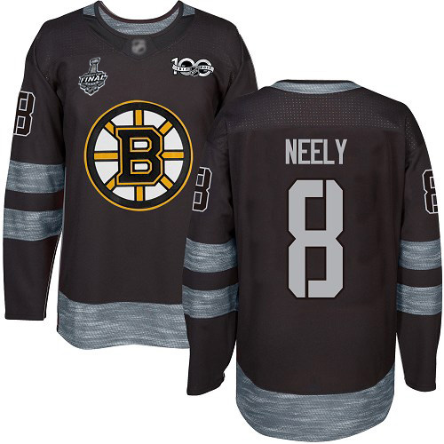 Adidas Bruins #8 Cam Neely Black 1917-2017 100th Anniversary Stanley Cup Final Bound Stitched NHL Jersey Adidas Bruins #8 Cam Neely Black 1917-2017 100th Anniversary Stanley Cup Final Bound Stitched NHL Jersey