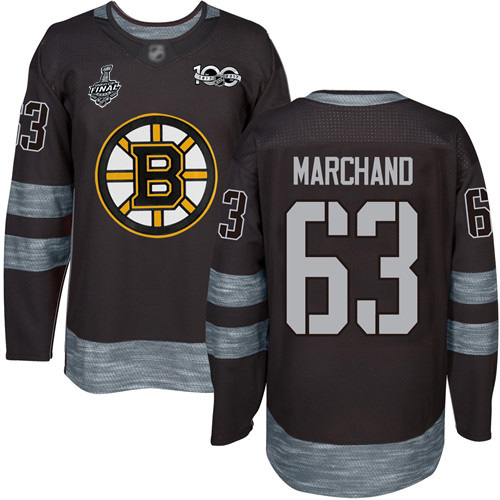 Adidas Bruins #63 Brad Marchand Black 1917-2017 100th Anniversary Stanley Cup Final Bound Stitched NHL Jersey Adidas Bruins #63 Brad Marchand Black 1917-2017 100th Anniversary Stanley Cup Final Bound Stitched NHL Jersey