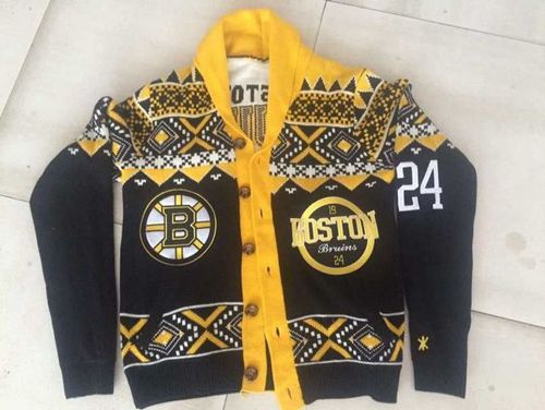 Boston Bruins #24 Black Men's NHL Ugly Sweater Boston Bruins #24 Black Men's NHL Ugly Sweater