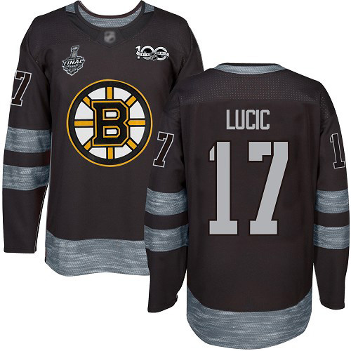 Adidas Bruins #17 Milan Lucic Black 1917-2017 100th Anniversary Stanley Cup Final Bound Stitched NHL Jersey Adidas Bruins #17 Milan Lucic Black 1917-2017 100th Anniversary Stanley Cup Final Bound Stitched NHL Jersey