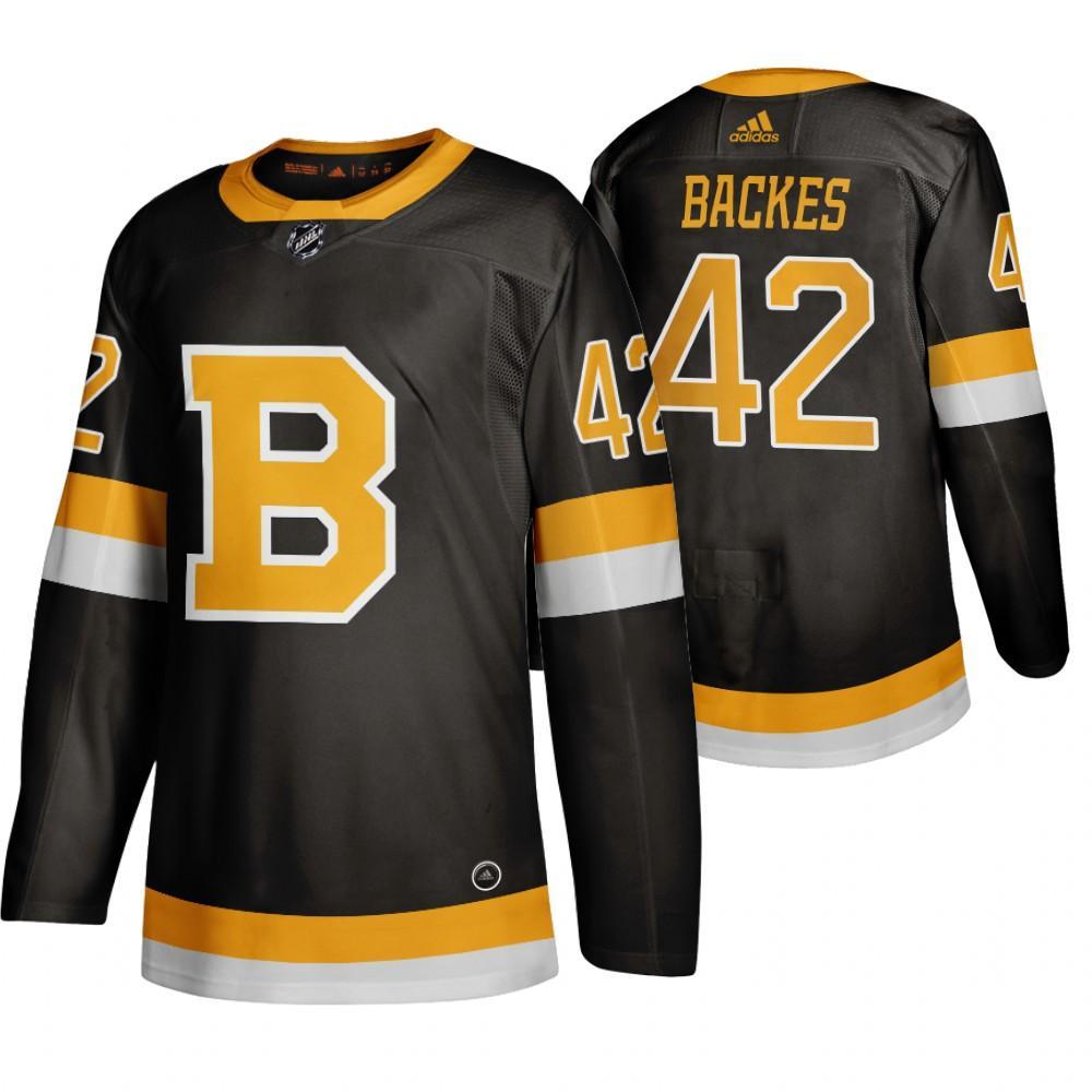 Adidas Boston Bruins #42 David Backes Black 2019-20 Authentic Third Stitched NHL Jersey Adidas Boston Bruins #42 David Backes Black 2019-20 Authentic Third Stitched NHL Jersey