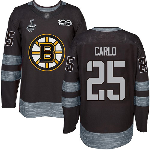 Adidas Bruins #25 Brandon Carlo Black 1917-2017 100th Anniversary Stanley Cup Final Bound Stitched NHL Jersey Adidas Bruins #25 Brandon Carlo Black 1917-2017 100th Anniversary Stanley Cup Final Bound Stitched NHL Jersey