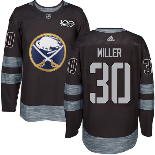 Adidas Sabres #30 Ryan Miller Black 1917-2017 100th Anniversary Stitched NHL Jersey Adidas Sabres #30 Ryan Miller Black 1917-2017 100th Anniversary Stitched NHL Jersey
