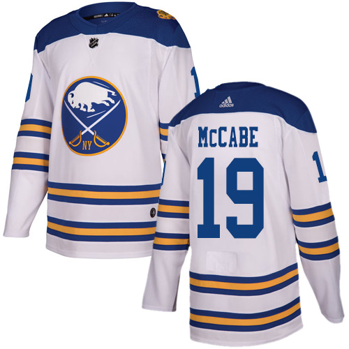 Adidas Sabres #19 Jake McCabe White Authentic 2018 Winter Classic Stitched NHL Jersey Adidas Sabres #19 Jake McCabe White Authentic 2018 Winter Classic Stitched NHL Jersey