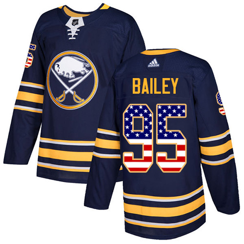 Adidas Sabres #95 Justin Bailey Navy Blue Home Authentic USA Flag Stitched NHL Jersey Adidas Sabres #95 Justin Bailey Navy Blue Home Authentic USA Flag Stitched NHL Jersey