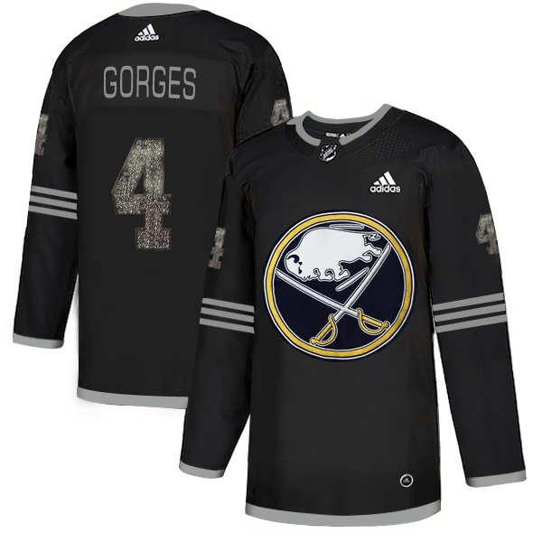 Adidas Sabres #4 Josh Gorges Black Authentic Classic Stitched NHL Jersey Adidas Sabres #4 Josh Gorges Black Authentic Classic Stitched NHL Jersey
