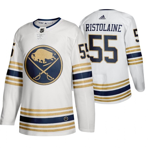 Buffalo Sabres #55 Rasmus Ristolainen White 50th Anniversary Third 2019-20 Jersey Buffalo Sabres #55 Rasmus Ristolainen White 50th Anniversary Third 2019-20 Jersey