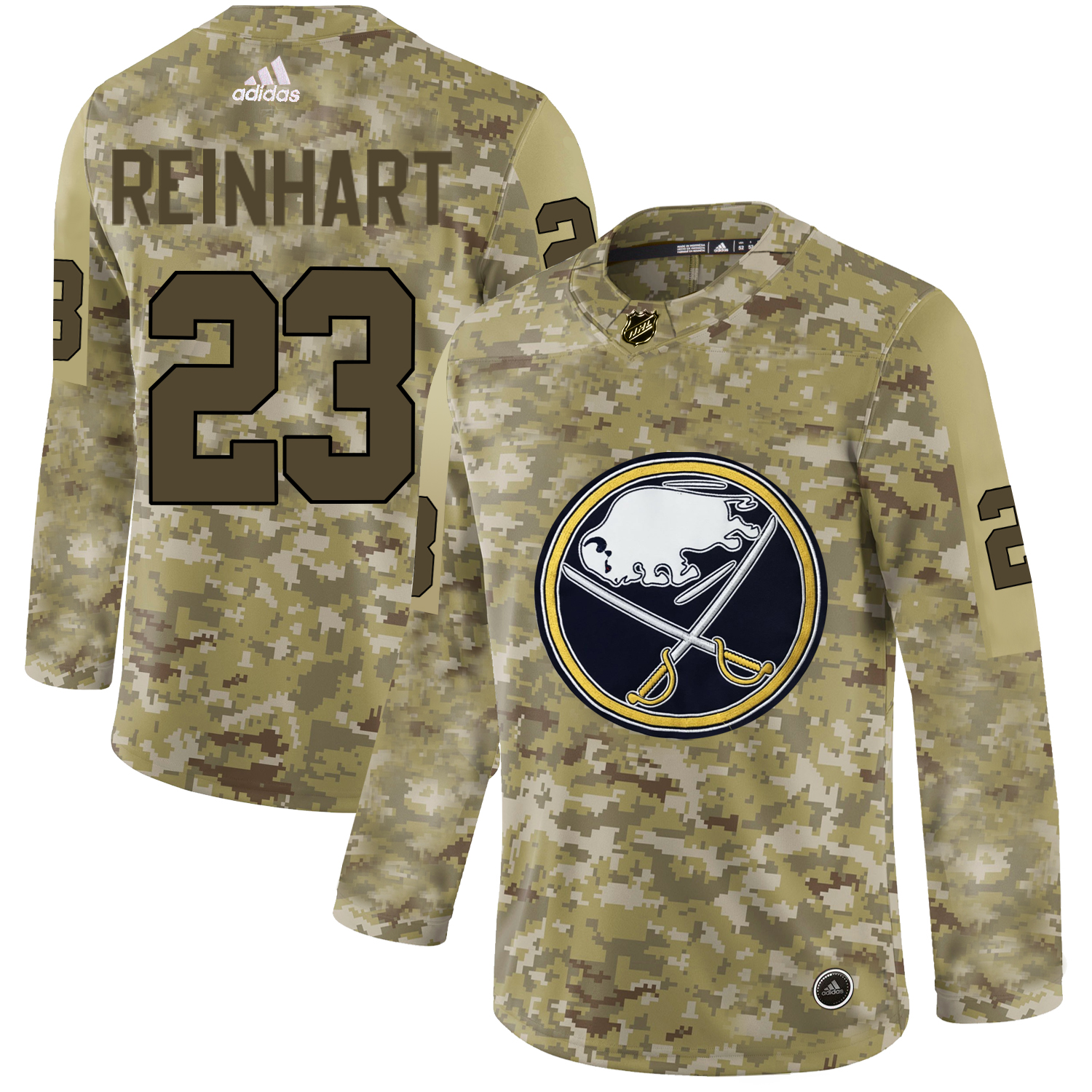 Adidas Sabres #23 Sam Reinhart Camo Authentic Stitched NHL Jersey Adidas Sabres #23 Sam Reinhart Camo Authentic Stitched NHL Jersey