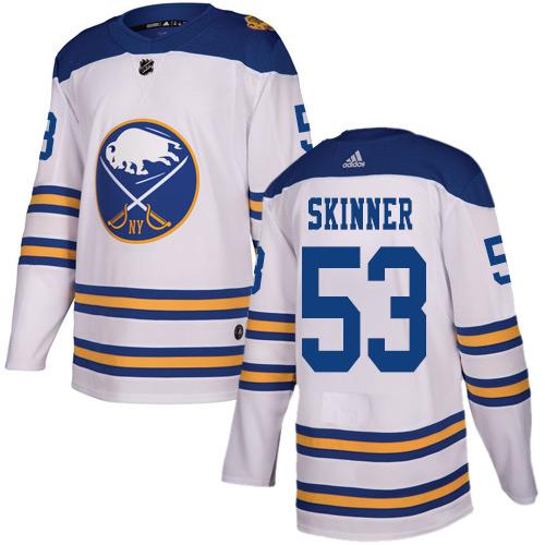 Adidas Sabres #53 Jeff Skinner White Authentic 2018 Winter Classic Stitched NHL Jersey Adidas Sabres #53 Jeff Skinner White Authentic 2018 Winter Classic Stitched NHL Jersey