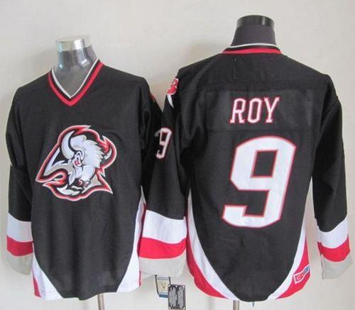 Sabres #9 Derek Roy Black CCM Throwback Stitched NHL Jersey Sabres #9 Derek Roy Black CCM Throwback Stitched NHL Jersey