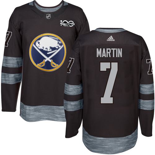 Adidas Sabres #7 Rick Martin Black 1917-2017 100th Anniversary Stitched NHL Jersey Adidas Sabres #7 Rick Martin Black 1917-2017 100th Anniversary Stitched NHL Jersey