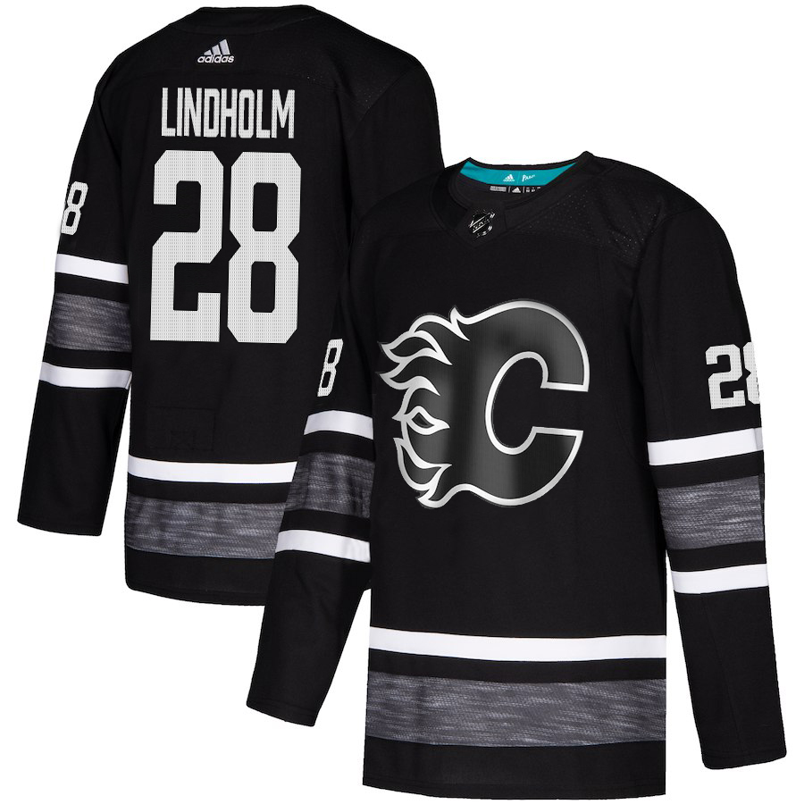 Adidas Flames #28 Elias Lindholm Black 2019 All-Star Game Parley Authentic Stitched NHL Jersey Adidas Flames #28 Elias Lindholm Black 2019 All-Star Game Parley Authentic Stitched NHL Jersey
