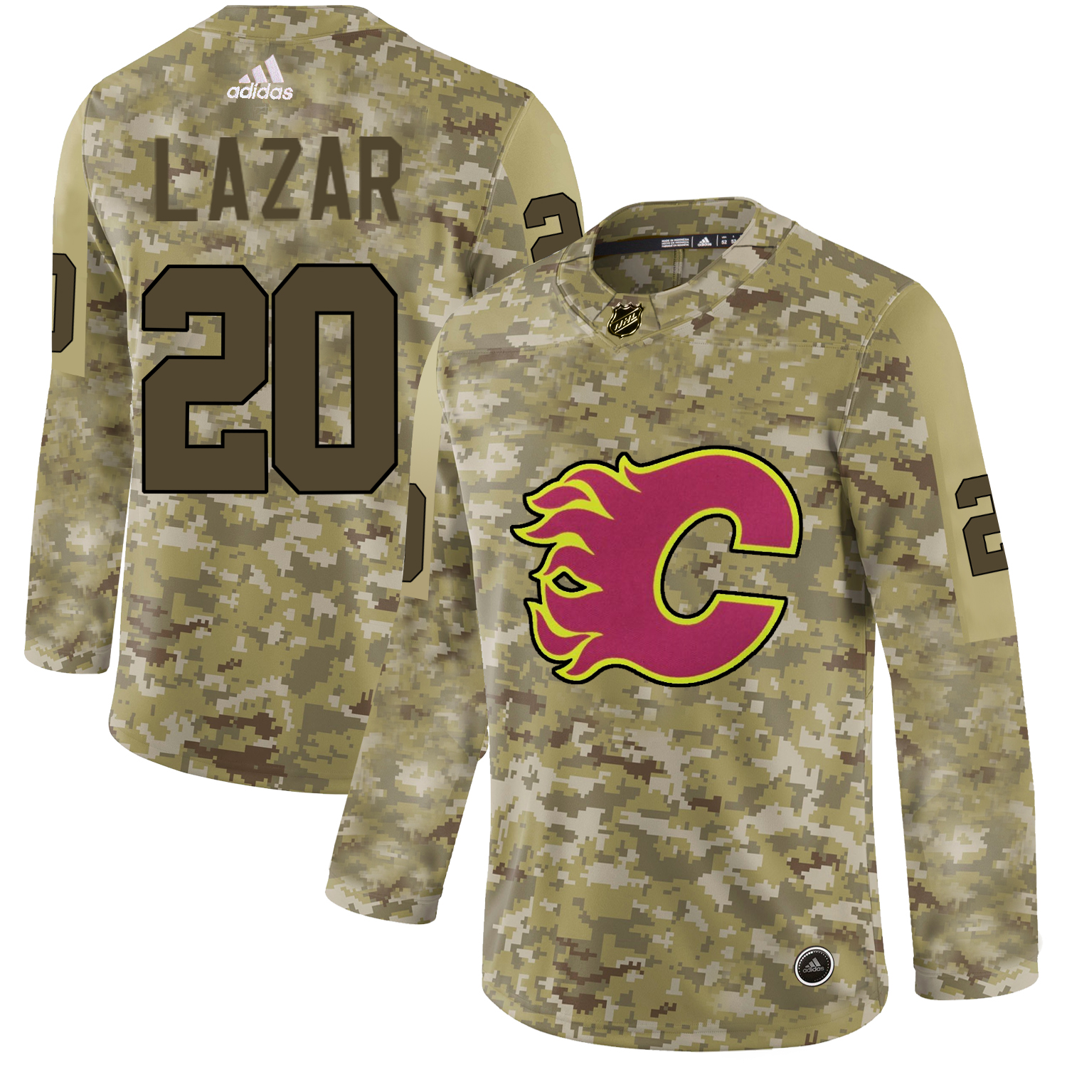 Adidas Flames #20 Curtis Lazar Camo Authentic Stitched NHL Jersey Adidas Flames #20 Curtis Lazar Camo Authentic Stitched NHL Jersey