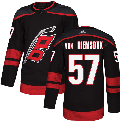 Adidas Hurricanes #57 Trevor Van Riemsdyk Black Alternate Authentic Stitched NHL Jersey Adidas Hurricanes #57 Trevor Van Riemsdyk Black Alternate Authentic Stitched NHL Jersey