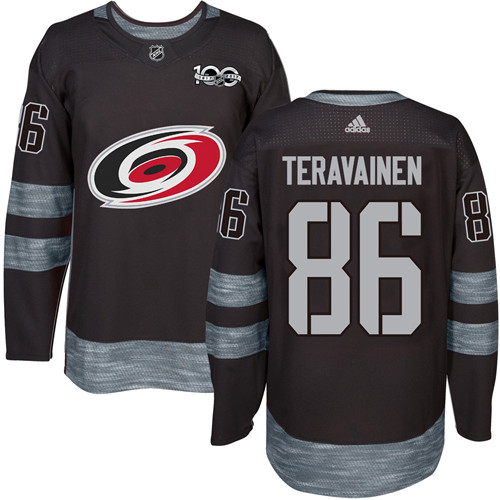 Adidas Hurricanes #86 Teuvo Teravainen Black 1917-2017 100th Anniversary Stitched NHL Jersey Adidas Hurricanes #86 Teuvo Teravainen Black 1917-2017 100th Anniversary Stitched NHL Jersey