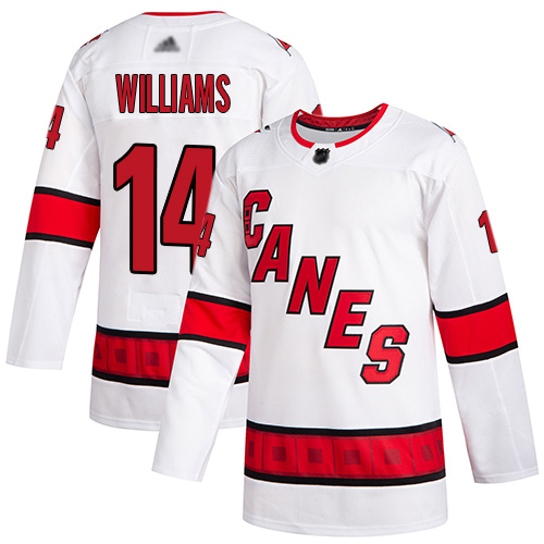 Adidas Hurricanes #14 Justin Williams White Road Authentic Stitched NHL Jersey Adidas Hurricanes #14 Justin Williams White Road Authentic Stitched NHL Jersey