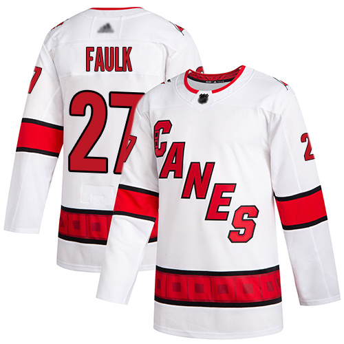 Adidas Hurricanes #27 Justin Faulk White Road Authentic Stitched NHL Jersey Adidas Hurricanes #27 Justin Faulk White Road Authentic Stitched NHL Jersey