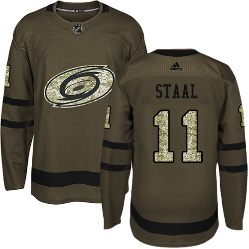 Adidas Hurricanes #11 Jordan Staal Green Salute to Service Stitched NHL Jersey Adidas Hurricanes #11 Jordan Staal Green Salute to Service Stitched NHL Jersey