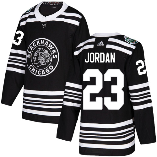 Adidas Blackhawks #23 Michael Jordan Black Authentic 2019 Winter Classic Stitched NHL Jersey Adidas Blackhawks #23 Michael Jordan Black Authentic 2019 Winter Classic Stitched NHL Jersey