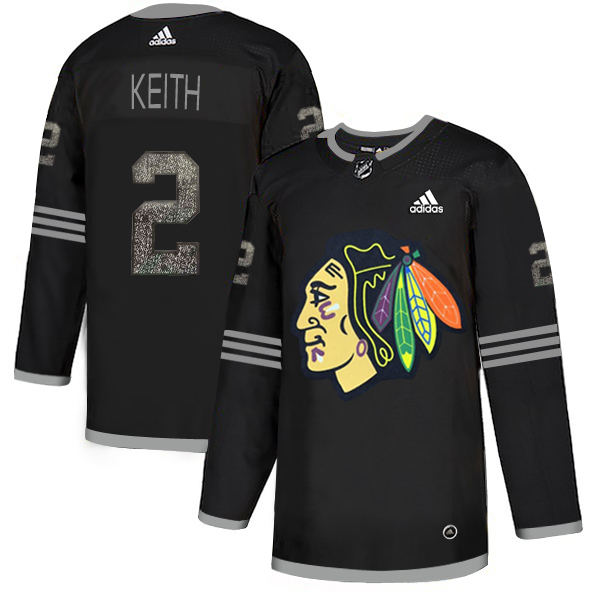 Adidas Blackhawks #2 Duncan Keith Black Authentic Classic Stitched NHL Jersey Adidas Blackhawks #2 Duncan Keith Black Authentic Classic Stitched NHL Jersey