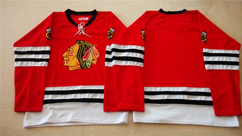 Mitchell And Ness 1960-61 Blackhawks Blank Red Stitched NHL Jersey Mitchell And Ness 1960-61 Blackhawks Blank Red Stitched NHL Jersey