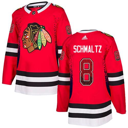 Adidas Blackhawks #8 Nick Schmaltz Red Home Authentic Drift Fashion Stitched NHL Jersey Adidas Blackhawks #8 Nick Schmaltz Red Home Authentic Drift Fashion Stitched NHL Jersey