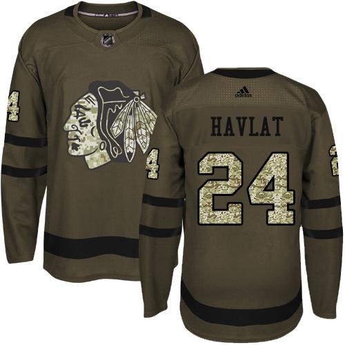 Adidas Blackhawks #24 Martin Havlat Green Salute to Service Stitched NHL Jersey Adidas Blackhawks #24 Martin Havlat Green Salute to Service Stitched NHL Jersey
