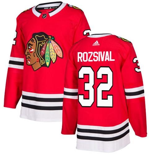 Adidas Blackhawks #32 Michal Rozsival Red Home Authentic Stitched NHL Jersey Adidas Blackhawks #32 Michal Rozsival Red Home Authentic Stitched NHL Jersey