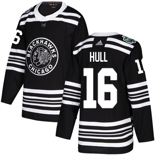 Adidas Blackhawks #16 Bobby Hull Black Authentic 2019 Winter Classic Stitched NHL Jersey Adidas Blackhawks #16 Bobby Hull Black Authentic 2019 Winter Classic Stitched NHL Jersey