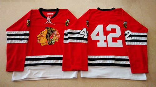 Mitchell And Ness 1960-61 Blackhawks #42 Joakim Nordstrom Red Stitched NHL Jersey Mitchell And Ness 1960-61 Blackhawks #42 Joakim Nordstrom Red Stitched NHL Jersey