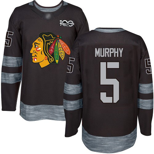 Adidas Blackhawks #5 Connor Murphy Black 1917-2017 100th Anniversary Stitched NHL Jersey Adidas Blackhawks #5 Connor Murphy Black 1917-2017 100th Anniversary Stitched NHL Jersey
