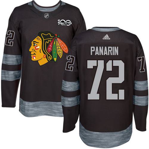 Adidas Blackhawks #72 Artemi Panarin Black 1917-2017 100th Anniversary Stitched NHL Jersey Adidas Blackhawks #72 Artemi Panarin Black 1917-2017 100th Anniversary Stitched NHL Jersey