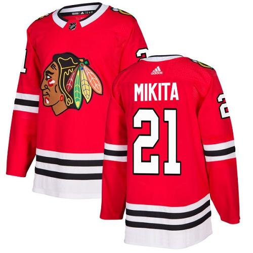 Adidas Blackhawks #21 Stan Mikita Red Home Authentic Stitched NHL Jersey Adidas Blackhawks #21 Stan Mikita Red Home Authentic Stitched NHL Jersey