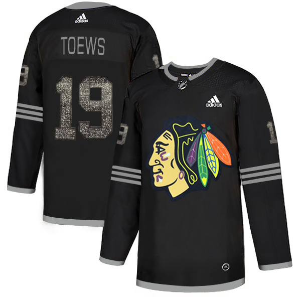Adidas Blackhawks #19 Jonathan Toews Black Authentic Classic Stitched NHL Jersey Adidas Blackhawks #19 Jonathan Toews Black Authentic Classic Stitched NHL Jersey
