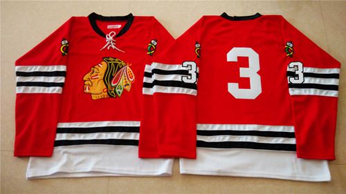 Mitchell And Ness 1960-61 Blackhawks #3 Keith Magnuson Red Stitched NHL Jersey Mitchell And Ness 1960-61 Blackhawks #3 Keith Magnuson Red Stitched NHL Jersey