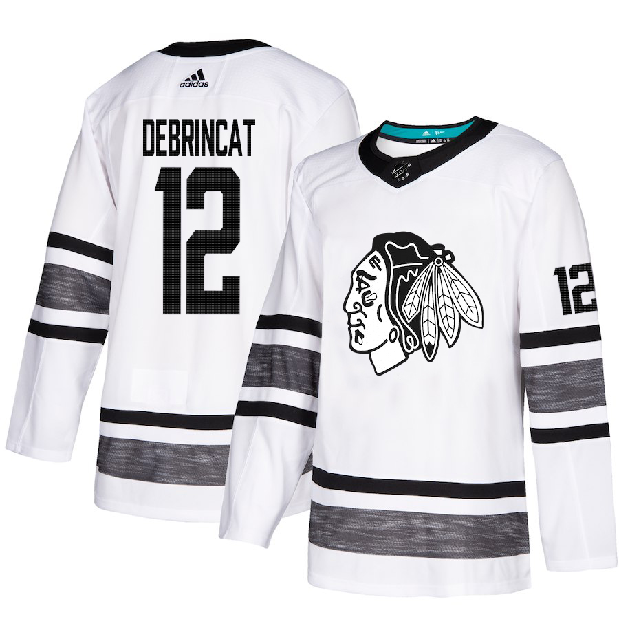 Adidas Blackhawks #12 Alex DeBrincat White 2019 All-Star Game Parley Authentic Stitched NHL Jersey Adidas Blackhawks #12 Alex DeBrincat White 2019 All-Star Game Parley Authentic Stitched NHL Jersey