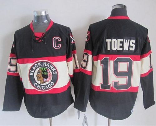Blackhawks #19 Jonathan Toews Black Third CCM Stitched NHL Jersey Blackhawks #19 Jonathan Toews Black Third CCM Stitched NHL Jersey