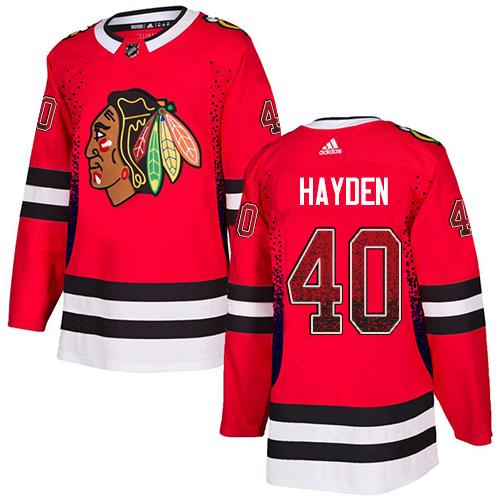 Adidas Blackhawks #40 John Hayden Red Home Authentic Drift Fashion Stitched NHL Jersey Adidas Blackhawks #40 John Hayden Red Home Authentic Drift Fashion Stitched NHL Jersey
