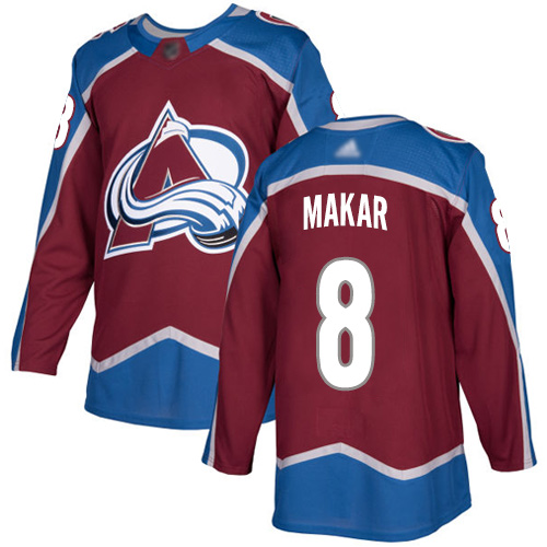 Adidas Avalanche #8 Cale Makar Burgundy Home Authentic Stitched NHL Jersey Adidas Avalanche #8 Cale Makar Burgundy Home Authentic Stitched NHL Jersey