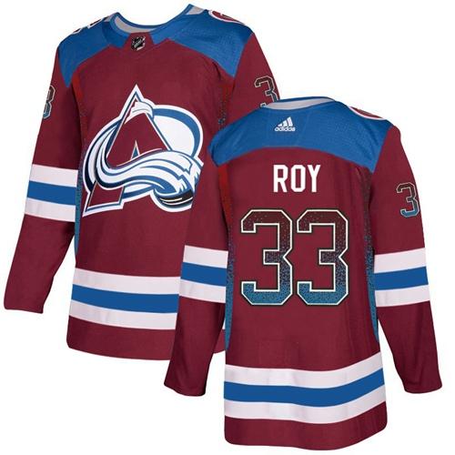 Adidas Avalanche #33 Patrick Roy Burgundy Home Authentic Drift Fashion Stitched NHL Jersey Adidas Avalanche #33 Patrick Roy Burgundy Home Authentic Drift Fashion Stitched NHL Jersey