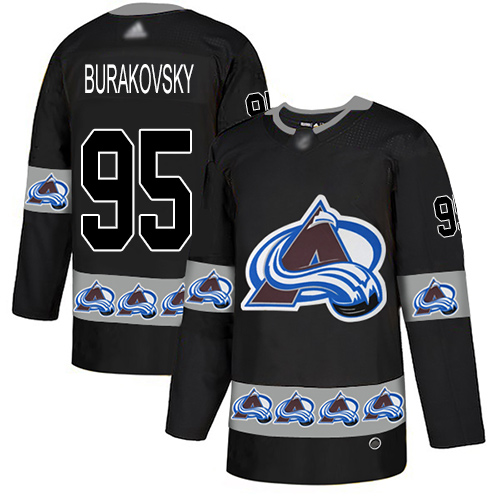 Adidas Avalanche #95 Andre Burakovsky Black Authentic Team Logo Fashion Stitched NHL Jersey Adidas Avalanche #95 Andre Burakovsky Black Authentic Team Logo Fashion Stitched NHL Jersey