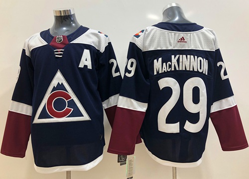 Adidas Avalanche #29 Nathan MacKinnon Navy Alternate Authentic Stitched NHL Jersey Adidas Avalanche #29 Nathan MacKinnon Navy Alternate Authentic Stitched NHL Jersey