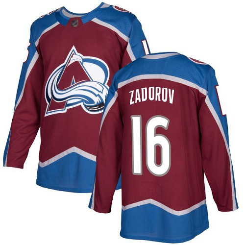 Adidas Avalanche #16 Nikita Zadorov Burgundy Home Authentic Stitched NHL Jersey Adidas Avalanche #16 Nikita Zadorov Burgundy Home Authentic Stitched NHL Jersey